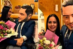 ¿Omar García Harfuch entregando flores? Esto fue lo que pasó