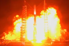 Así explotó el cohete de Blue Origin durante una prueba antes del lanzamiento