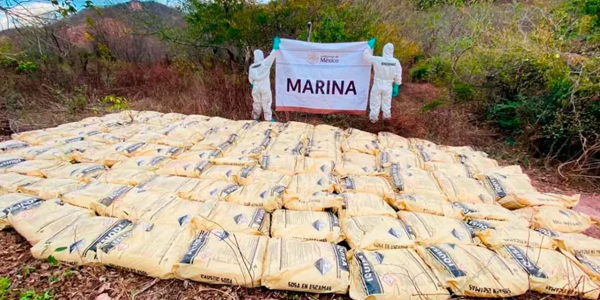 Desmantela La Marina narcolaboratorio en Sinaloa