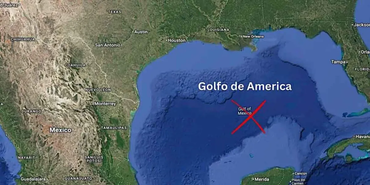 Golfo de México finalmente es nombrado "Golfo de América", pero porqué