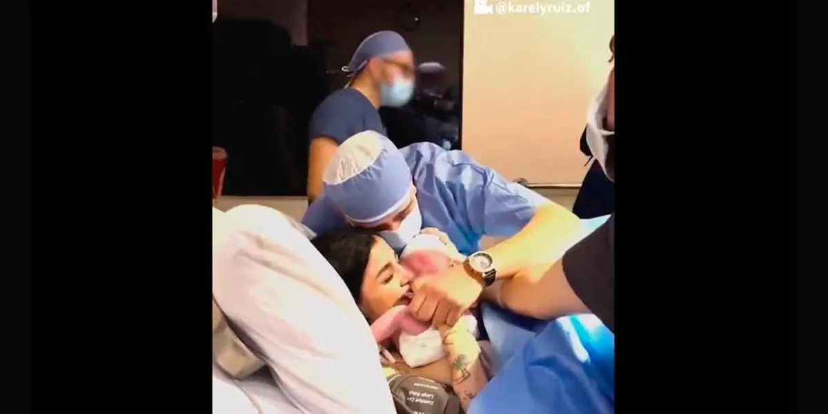 Karely Ruiz ya es mamá. Nace su bebé Madisson 