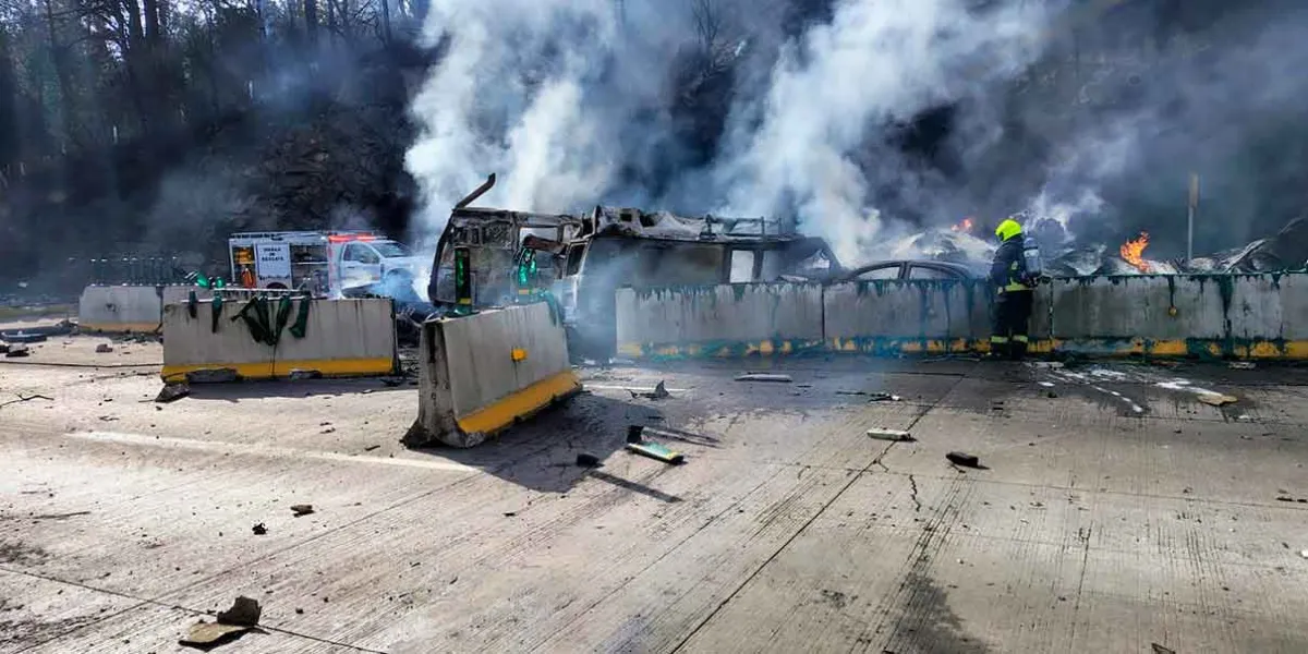 Accidente en la México-Puebla deja seis MUERTOS y tres heridos