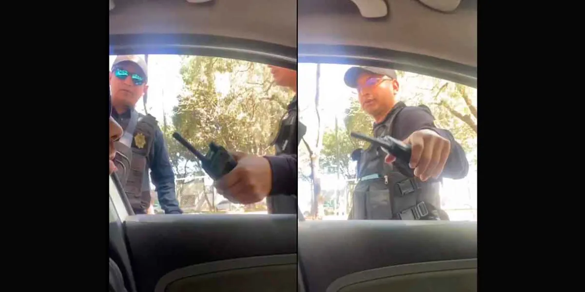 Policías intentaron sacarle dinero a automovilista por "exceso de multas"