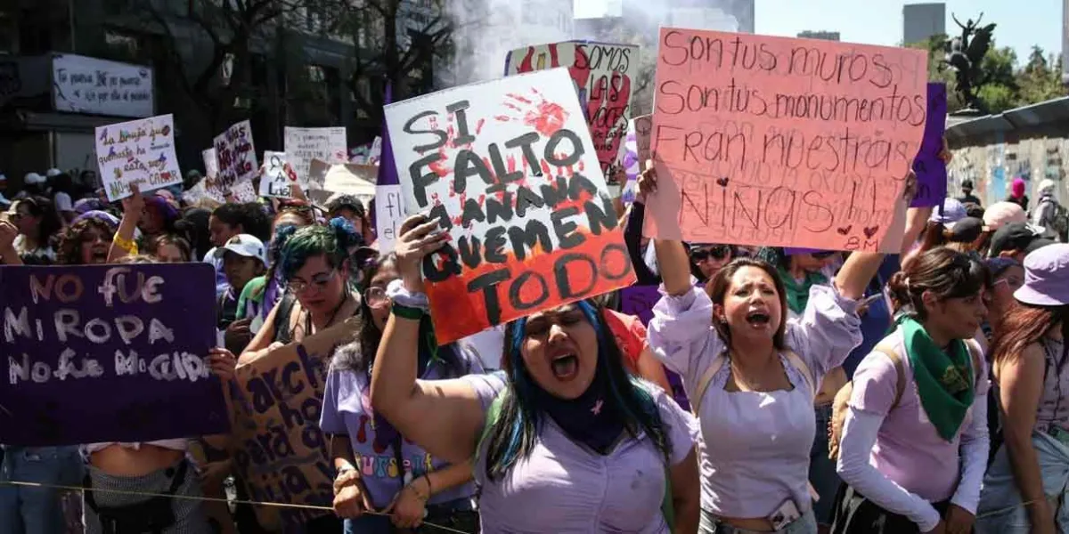8M en CDMX: Mujeres marchan por justicia, igualdad y el fin de la violencia