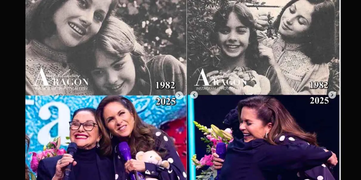 VIDEO. Reencuentro conmovedor entre Lucero y Angélica Aragón tras 43 años del estreno de Chispita 