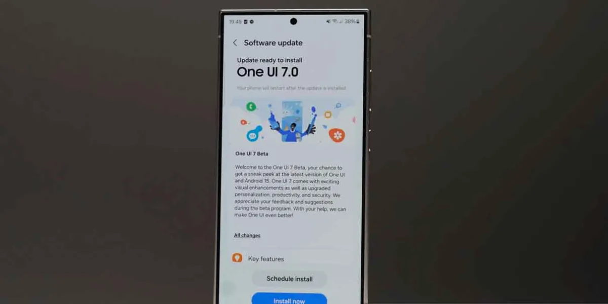 Samsung lanza One UI 7 con mejoras de personalización e Inteligencia Artificial