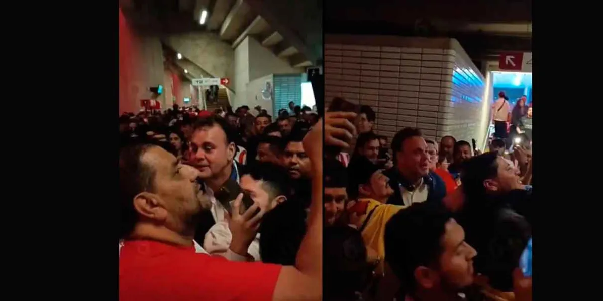 VIDEO.  Sufre Faitelson agresión sexual tras concluir el Clásico Chivas-América