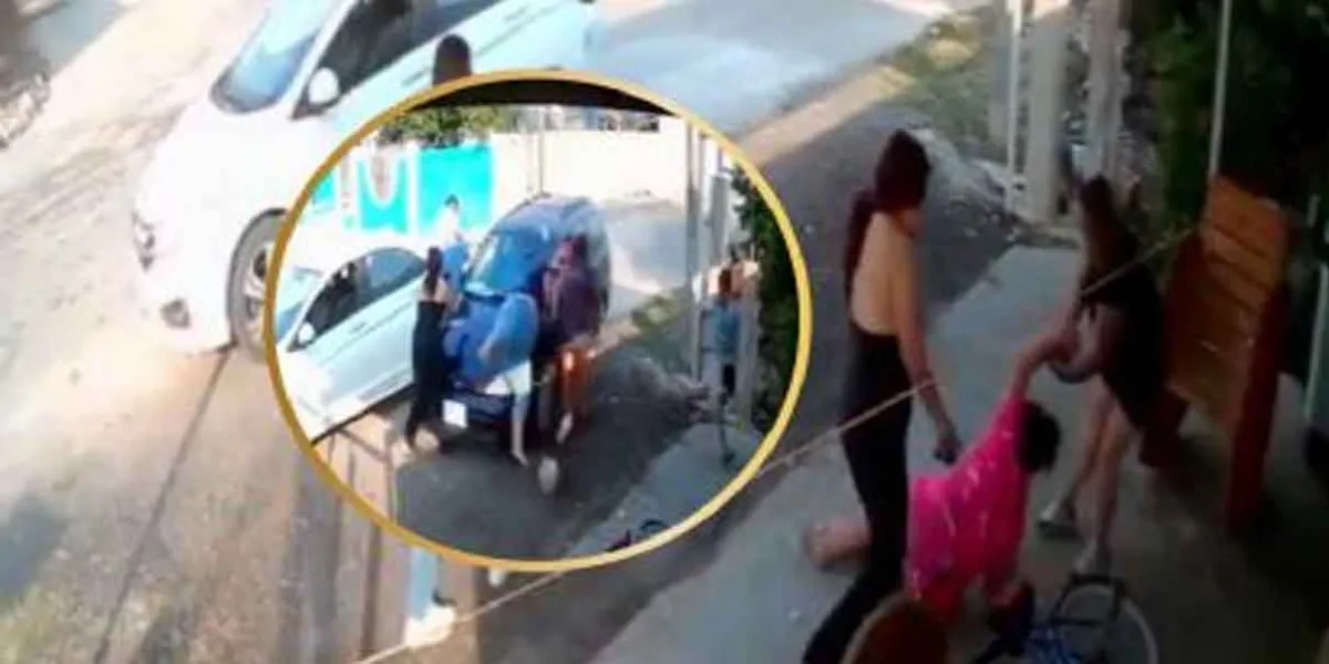 Vehículo embiste a familia en la puerta de su casa en Yucatán