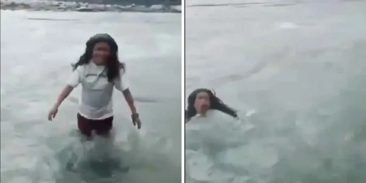 VIDEO. Madre graba el momento exacto dónde su hija muere ahogada