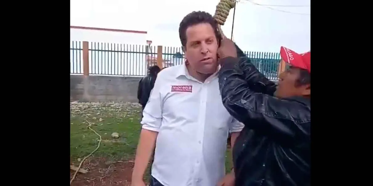 Circula video falso de linchamiento reciente a candidato de Morena