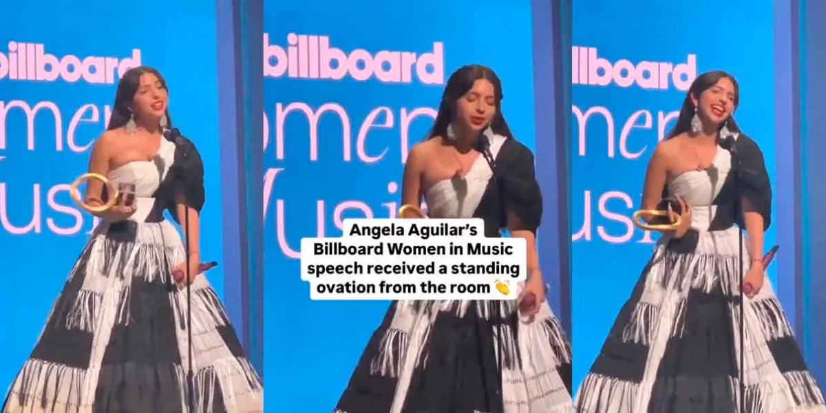 VIDEO. Ángela Aguilar responde a las indirectas de Cazzu y habla de su difícil año