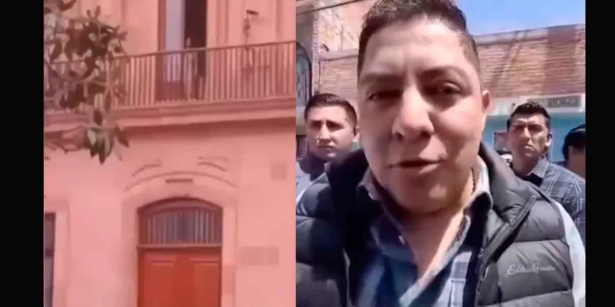 VIDEO. ¿Un fantasma? Niegan presencia de mujer desnuda en Palacio de Gobierno de SLP