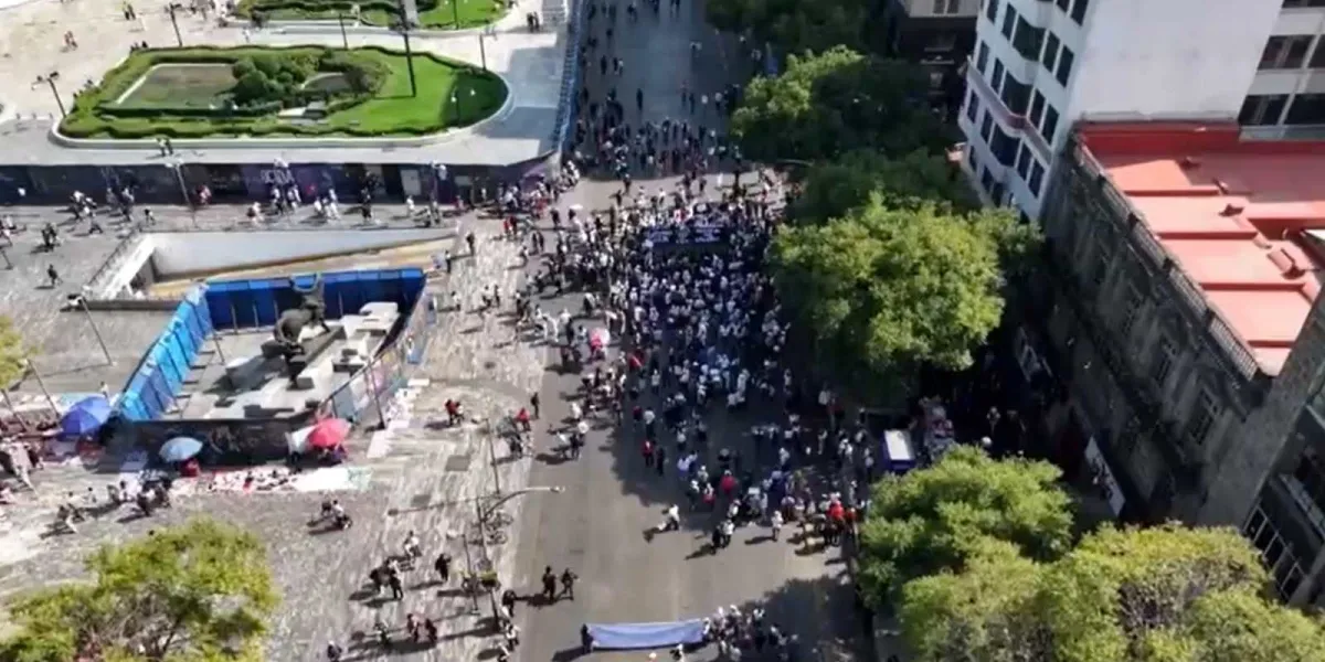 Ciudad de México. El evento convocado por el grupo autodenominado "Generación Z" para la denominada Jornada Nacional de Silencio por la Paz, efectuada este día, registró una participación limitada.