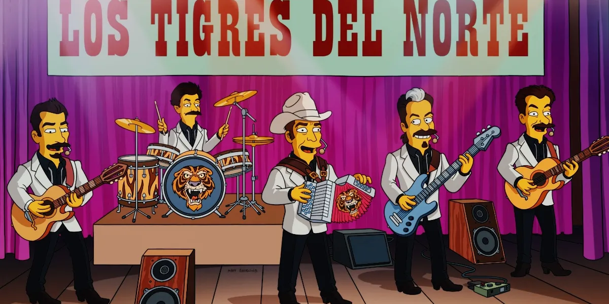 Los Tigres del Norte llegan a Springfield con un corrido original para Los Simpson