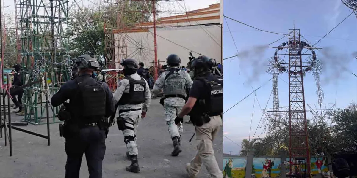 Fuerzas federales y estatales cancelan el "Mechofest". Decomisan pírotecnia alusiva al CJNG y líderes