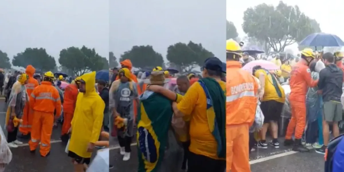 Rayo impacta mitin pro-Bolsonaro y deja decenas de heridos