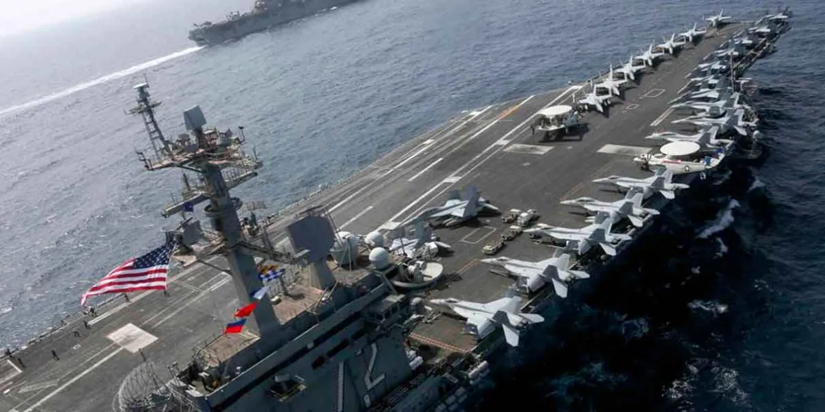 Trump afirma que flota enviada a Irán está lista para actuar “con rapidez y violencia”