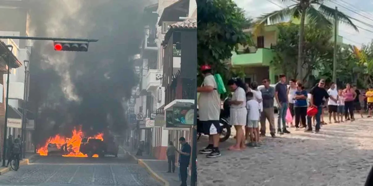 Habitantes de Puerto Vallarta salen a comprar comida en medio de la incertidumbre tras muerte de ‘El Mencho’