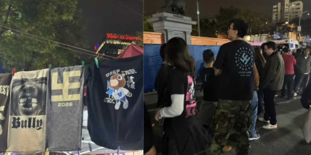 Israel condena venta de artículos nazis en concierto de Kanye West en la CDMX