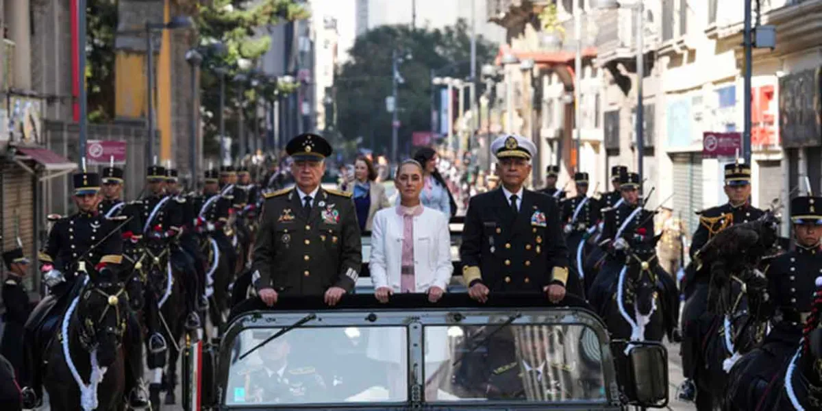 Sheinbaum encabeza ceremonia por el 113 Aniversario de la Marcha de la Lealtad