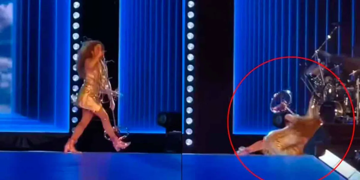 Shakira sufre dolorosa caída en pleno concierto en El Salvador y así reaccionó