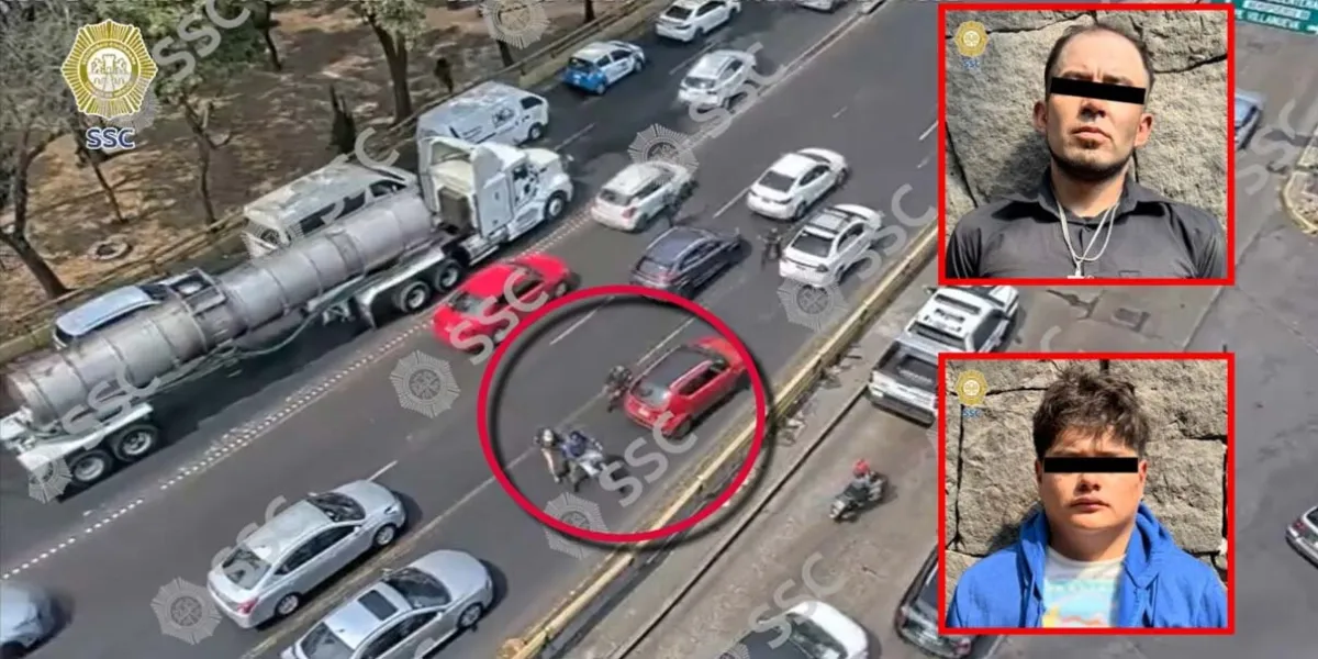 Así fue la impactante persecución en CDMX por robo de 750 mil pesos; hay dos detenidos