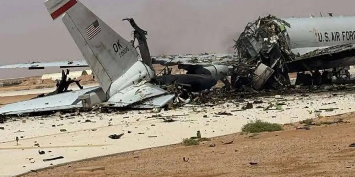 Irán ataca base aérea en Arabia Saudita y destruye avión espía de EE.UU.