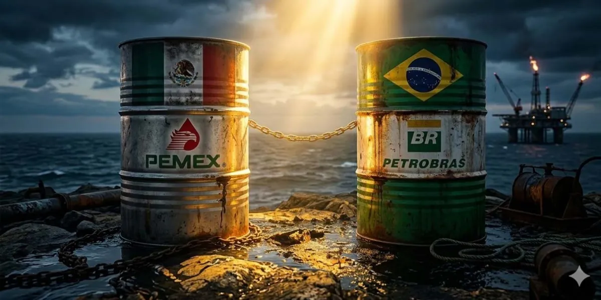 Lula propone alianza Petrobras–Pemex para explorar petróleo en el Golfo de México