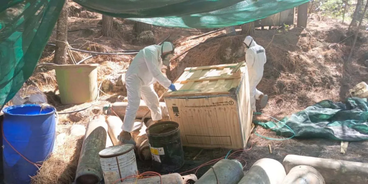 Marina desmantela laboratorios de cristal en Durango por 21 millones