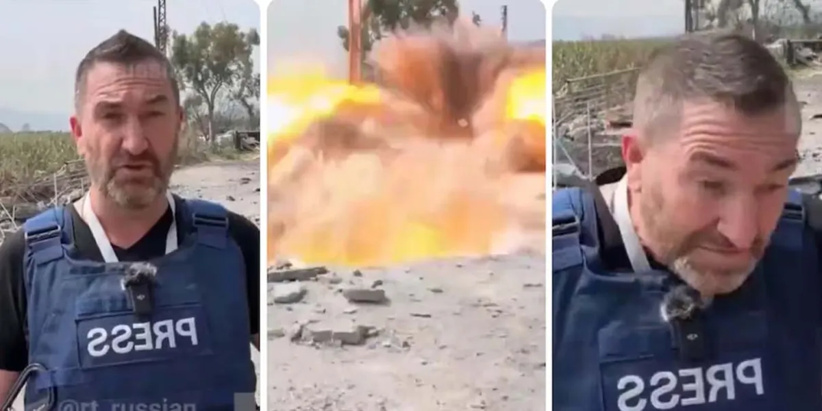 Misil israelí hiere EN VIVO a dos reporteros de RT; FDI defienden el ataque en Líbano