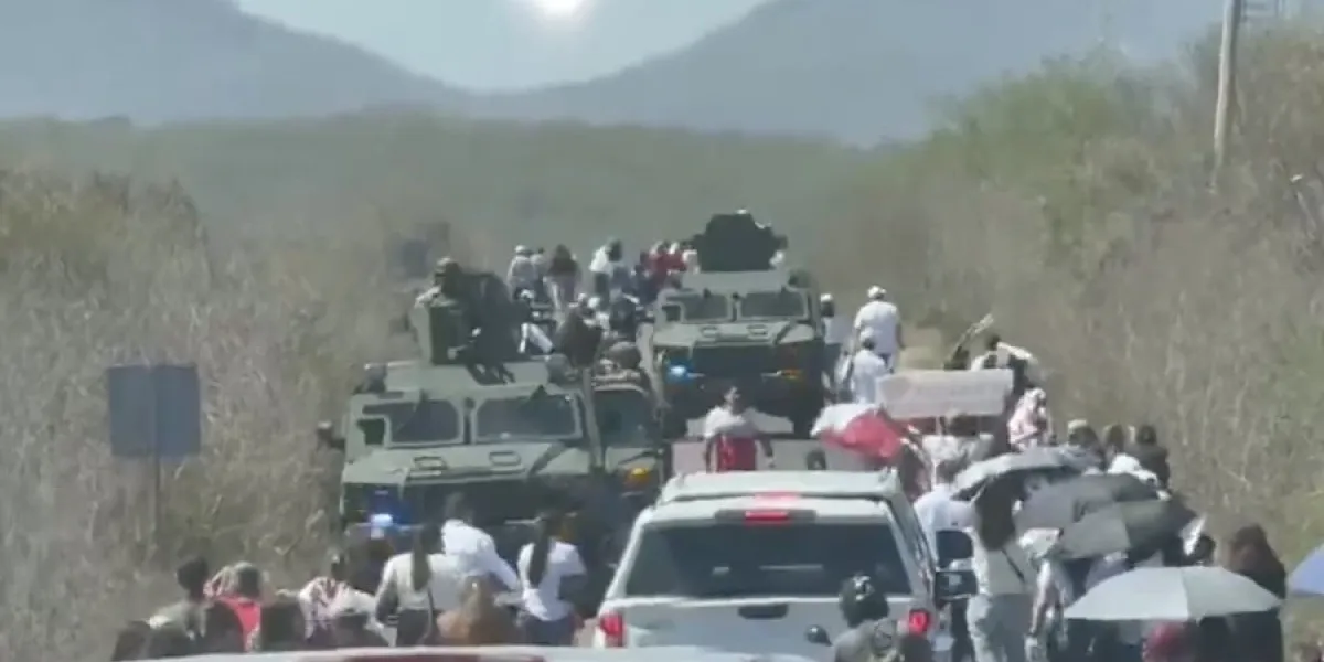 Bajo fuerte despliegue militar, la Presidenta reafirma soberanía y apoyo de seguridad en Culiacán