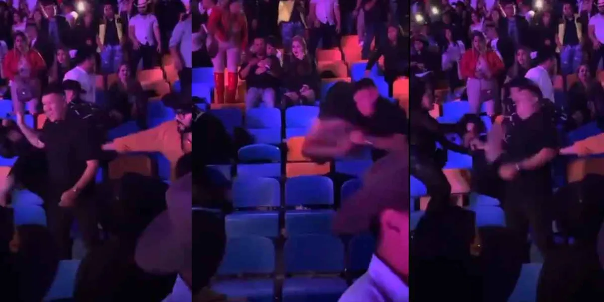 VIDEO. Se armó pelea campal durante concierto de Grupo Firme en Honduras 