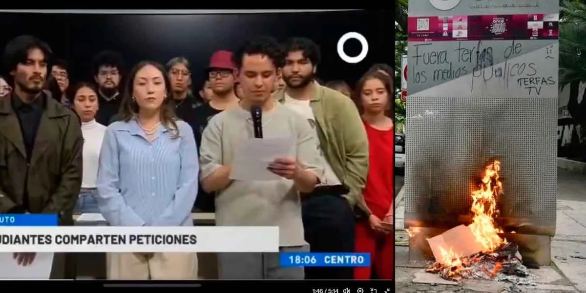 Estudiantes del IPN toman Canal 11 y denuncian presunta malversación de recursos