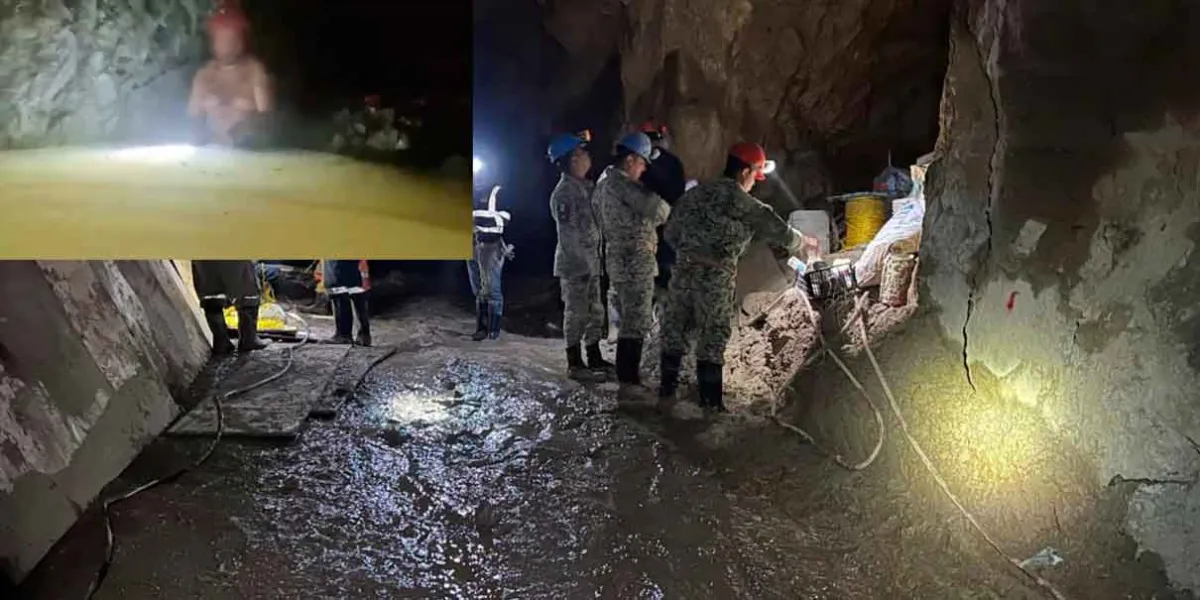 Sedena difunde video del rescate en mina Santa Fe en Sinaloa