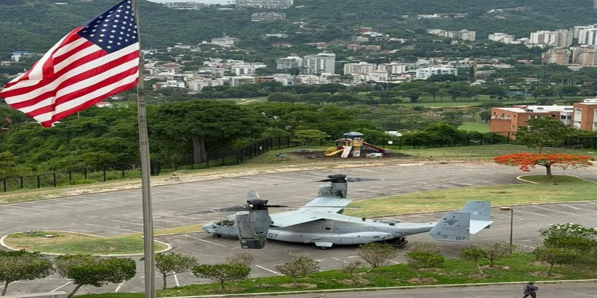 Aeronaves de EE. UU. aterrizan en embajada de Venezuela durante un sorpresivo ejercicio militar