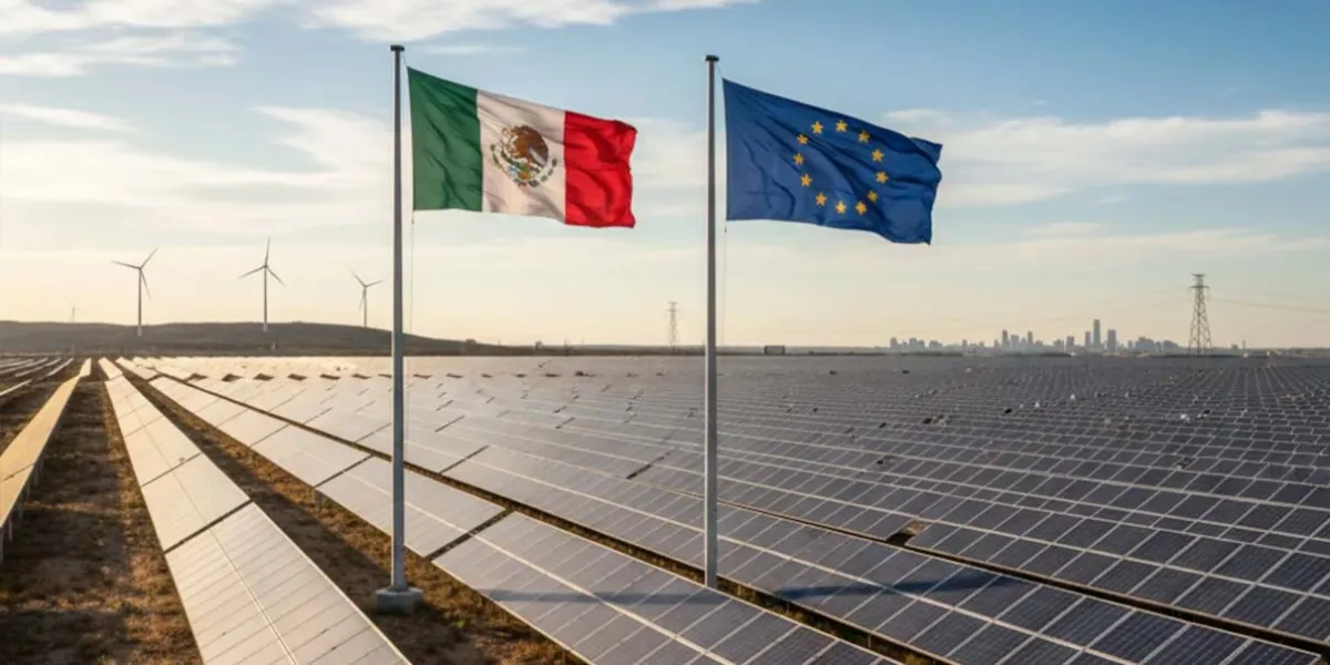 México recibe millonaria inversión de la UE en energías limpias y tecnología