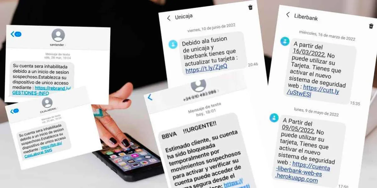 Smishing: así roban el dinero de tu cuenta bancaria con mensajes SMS falsos 