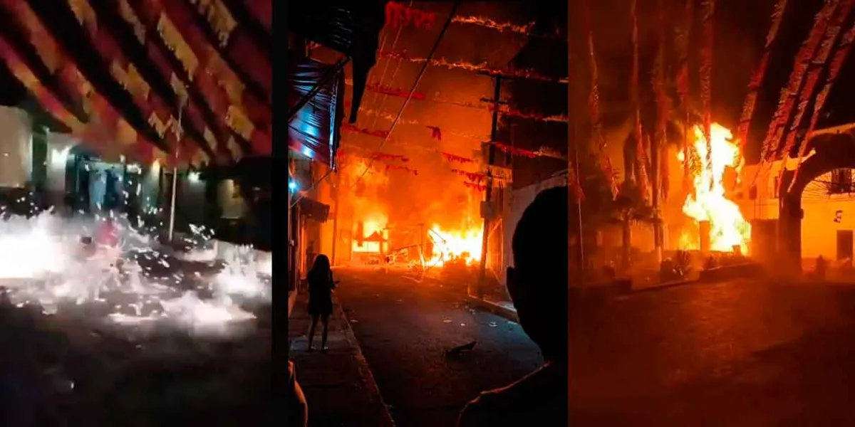 VIDEO IMPACTANTE. Explosión en fiesta patronal deja un muerto y 25 heridos en Amatitán, Jalisco