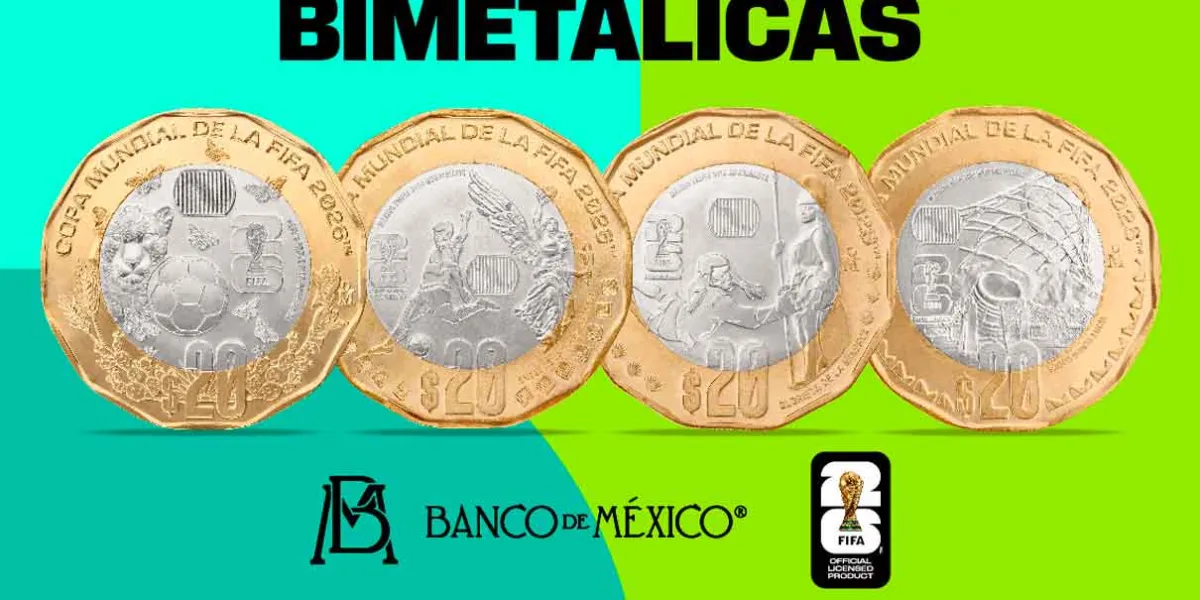 Ya están en circulación las monedas conmemorativas del Mundial 2026: así son y dónde conseguirlas