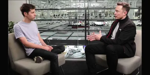 Elon Musk y Sam Altman se pelean públicamente por inversión en IA con Trump