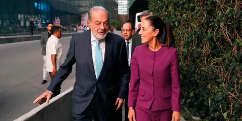 Slim sin relación con el narcotráfico, defendió Sheinbaum