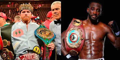 Un hecho el choque de puños entre “Canelo” Álvarez y Crawford