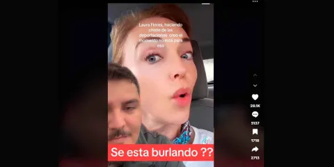 Laura Flores ¿Se burla de la deportación de mexicanos?