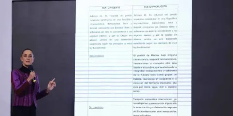 Sheinbaum envía iniciativas para respetar la soberanía