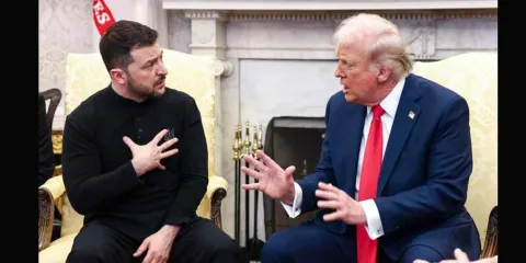 Trump sostiene una disputa a gritos con Zelenski en la Casa Blanca 