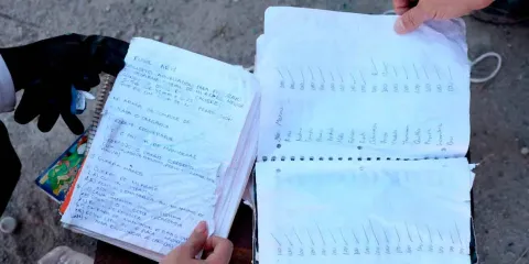 Siguen los hallazgos  en la “Escuelita del terror” del CJNG. Ahora libretas y libros de menores de edad 