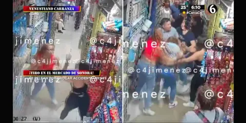 VIDEO. Espectáculo de lucha en el Mercado de Sonora. Mujeres desatan tremenda pelea