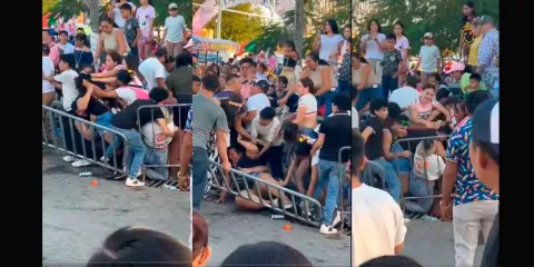 VIDEO. Peleas en los carnavales de Yucatán se viralizan en redes