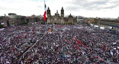 Claudia Sheinbaum cambia la asamblea en el Zócalo por un "festival" tras acuerdo temporal de aranceles con Trump