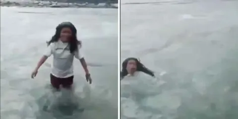 VIDEO. Madre graba el momento exacto dónde su hija muere ahogada 